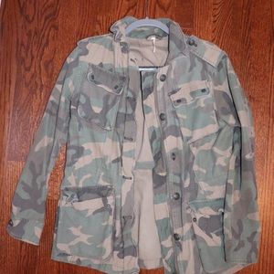 Free People Camo Jacket